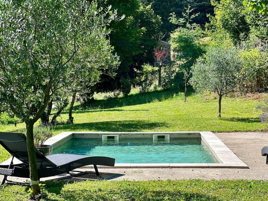 Charmant Logement Avec Piscine. Apartment Valleraugue Exterior photo